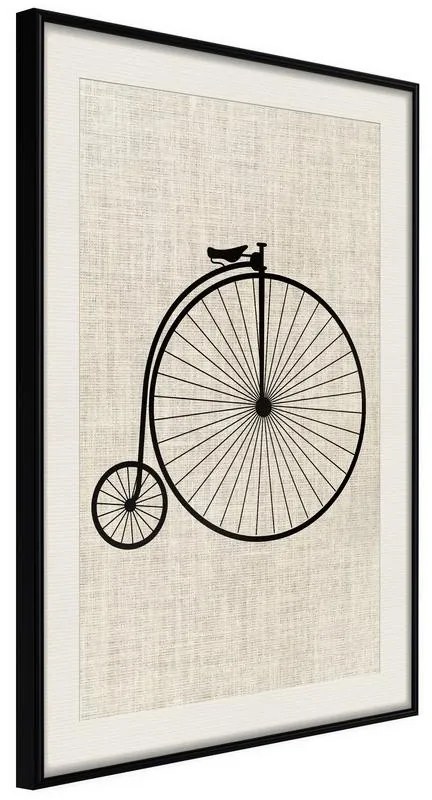 Poster  PennyFarthing  Cornice Quadri Cornice nera con pass-partout, Larghezza x Altezza Home decor 20x30