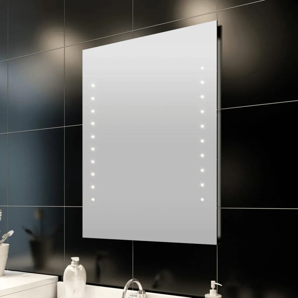 Specchio Da Bagno Con Luci A Led 60 X 80 Cm (l X A) /