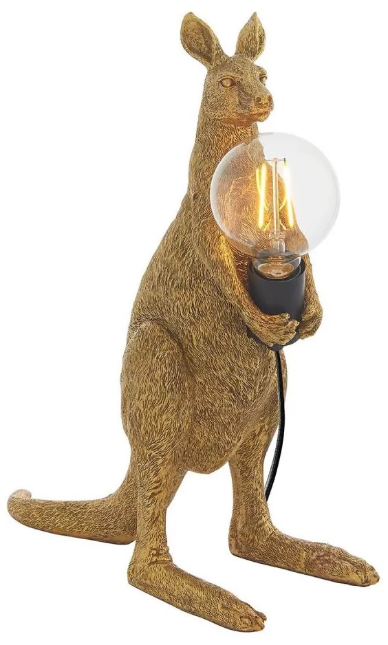 Endon 95075 - Lampada da tavolo KANGAROO 1xE27/10W/230V dorata