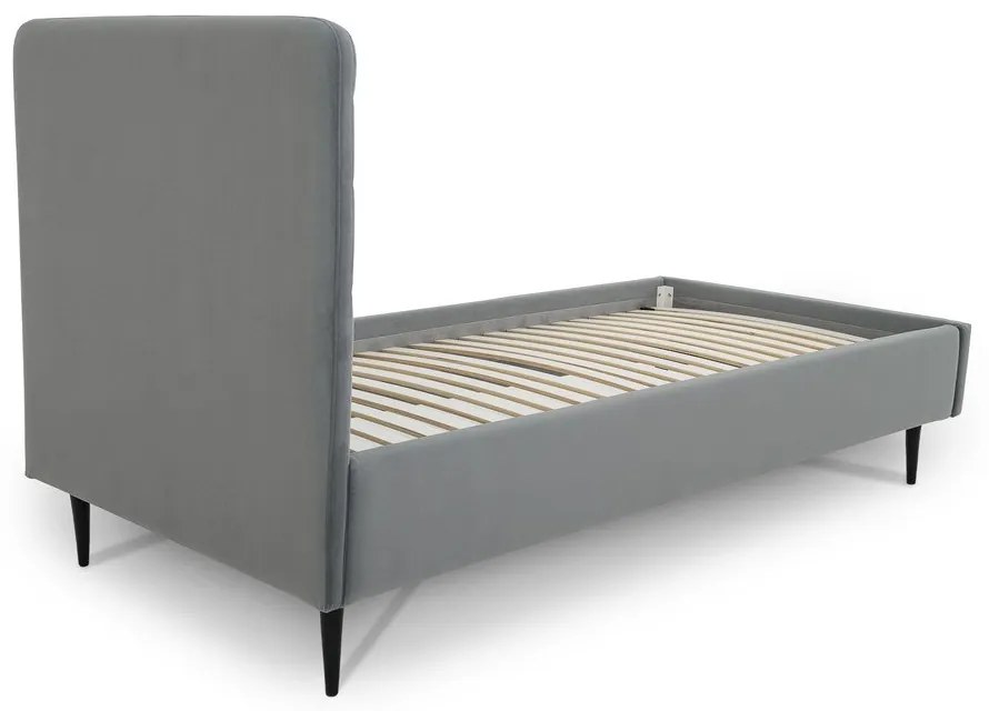 Letto grigio per bambini con contenitore 90x200 cm Star - Scandic