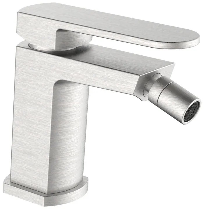 Rubinetto per bidet Zefir AQUASANIT grigio spazzolato opaco