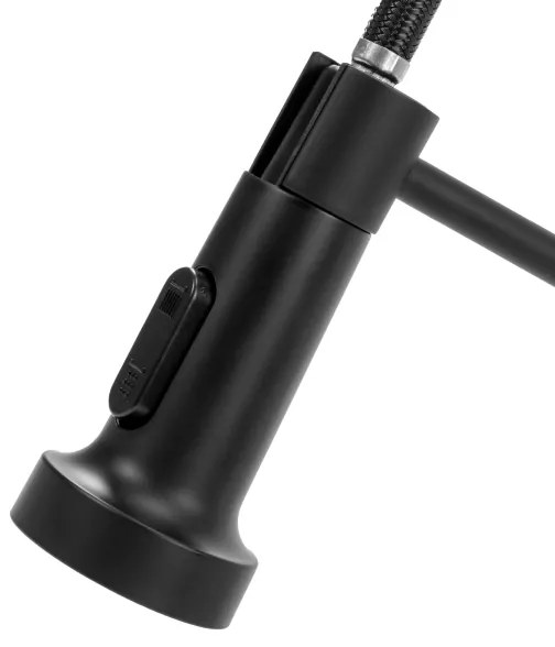 REA-B4820 - Miscelatore da cucina con doccetta estraibile COLIN 42,5 cm nero