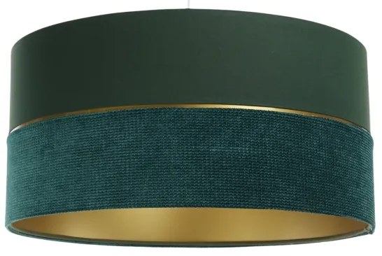 Lampadario a sospensione con filo TWIST 1xE27/60W/230V verde/oro