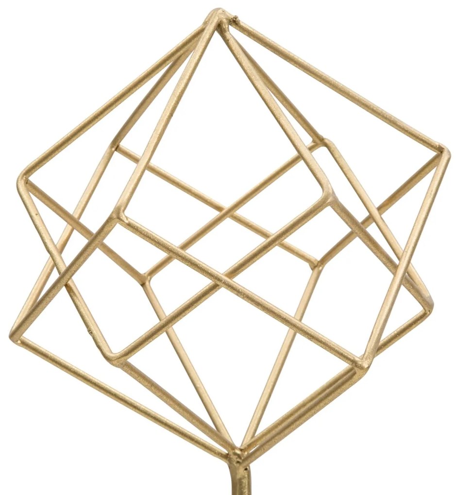 Scultura Geometrica Elegante cm 16x18x41,5