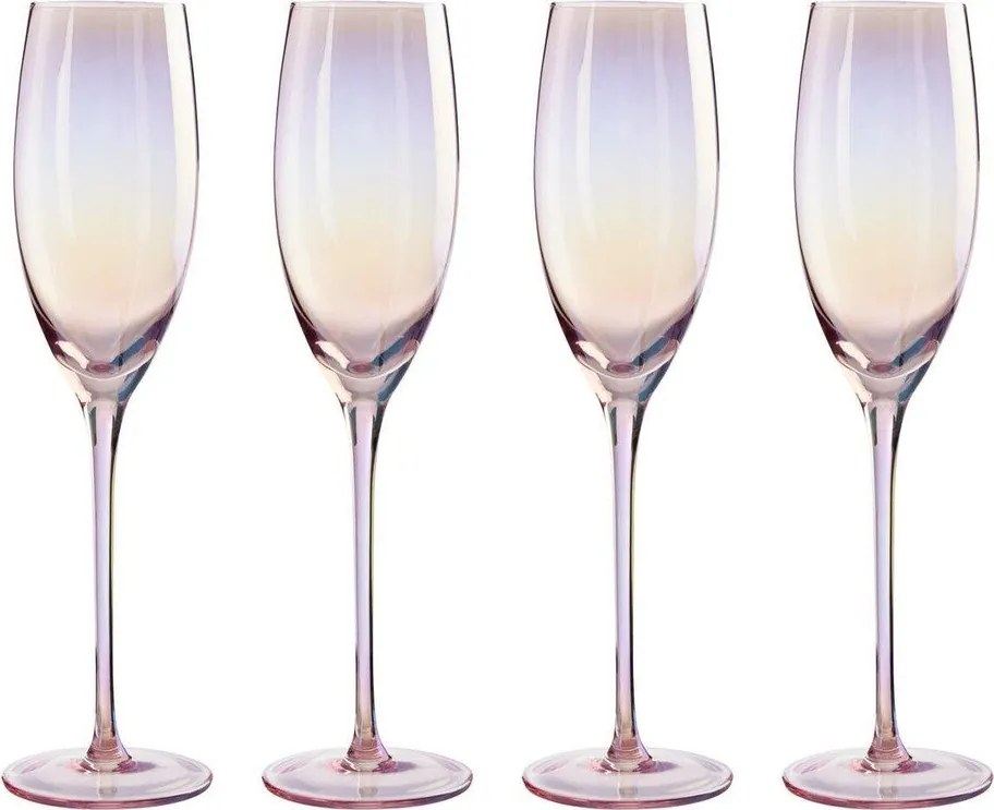 Set di bicchieri da spumante 4 pz 250 ml Frosted - Premier Housewares