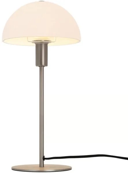 Nordlux - Lampada da tavolo ELLEN 1xE14/40W/230V cromo opaco/bianco