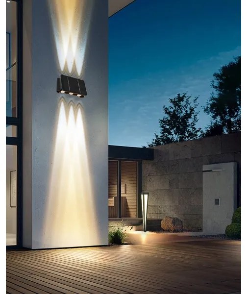 Immax 08491L - Applique a LED solare con sensore LED/2W/5V IP54