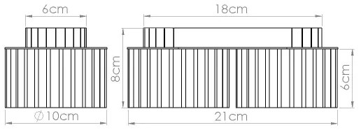 Sollux SL.1828 - Faretto AURA 2xGX53/10W/230V rosa