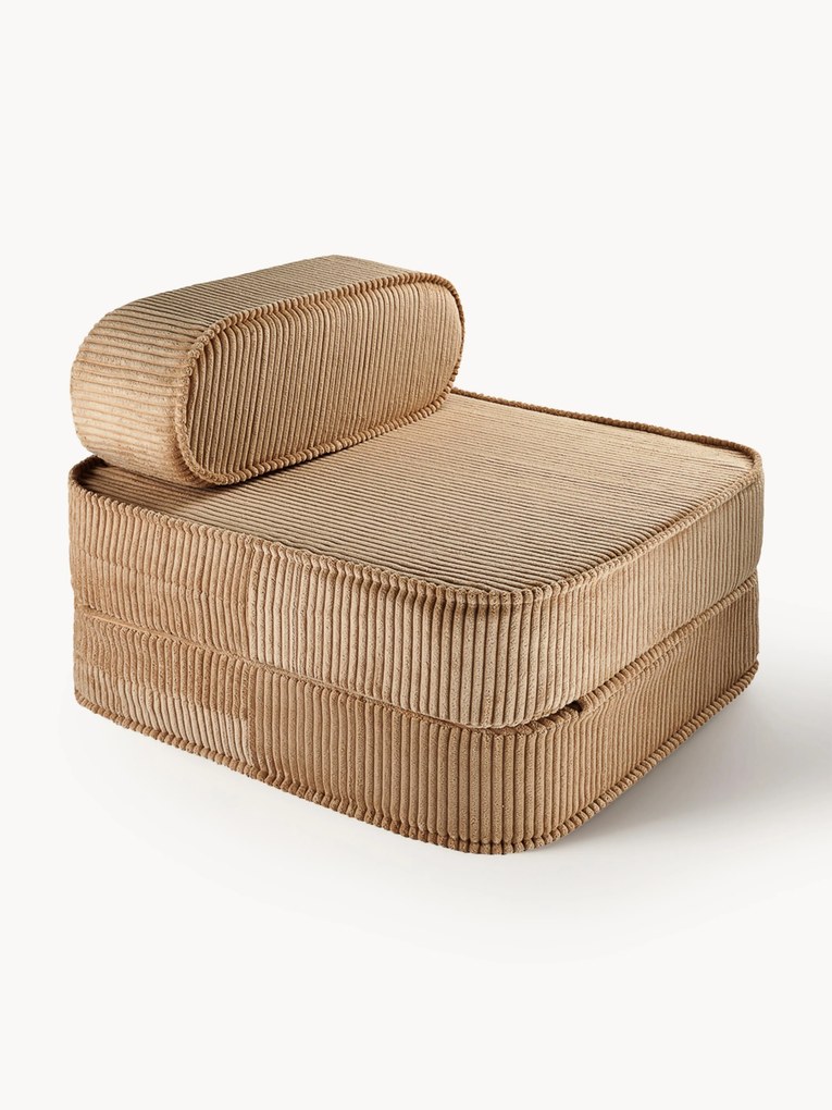 Sedia pieghevole in velluto a coste per bambini Sugar