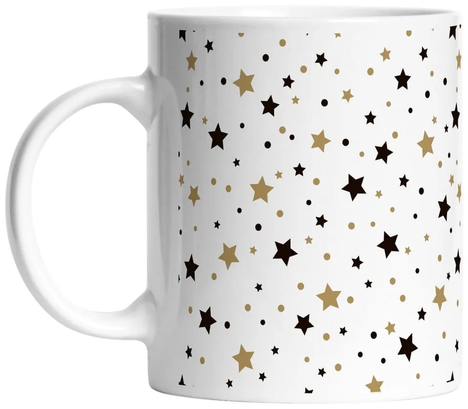 Tazza in ceramica bianca con motivo natalizio 330 ml - Butter Kings