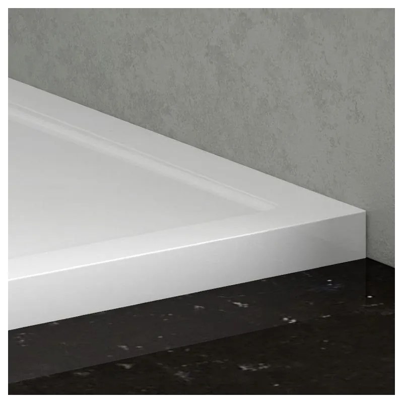 Kamalu - Piatto doccia 150x80 acrilico ultra slim