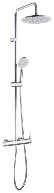 Colonna doccia con miscelatore Essential Sensea con rubinetto manuale cromo