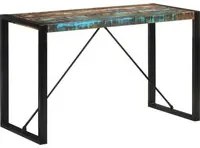 Tavolo da Pranzo 120x55x76 cm in Legno Massello di Recupero 351692