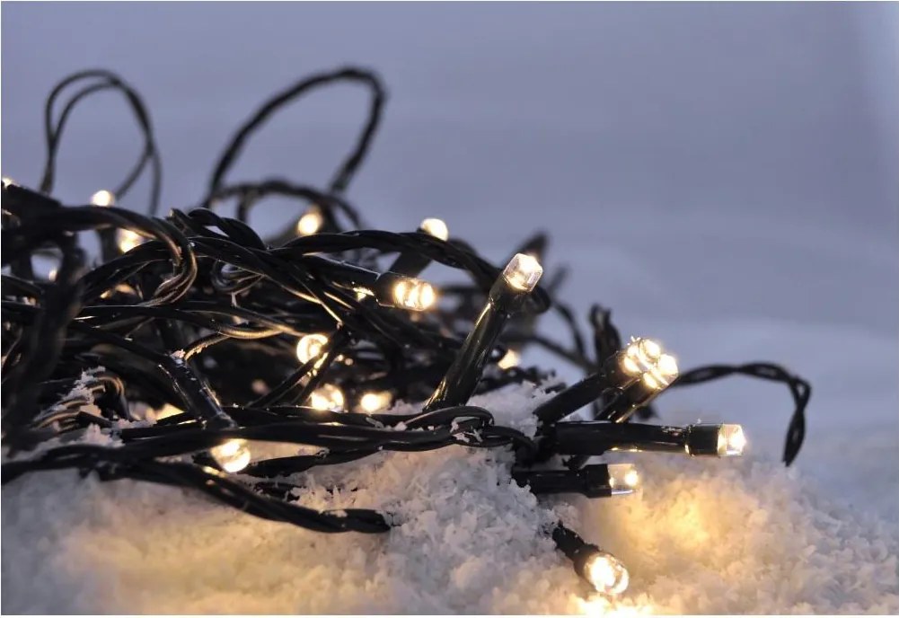 Solight 1V05-WW- LED Catena luminosa per esterni 500xLED/8 funzioni IP44 55m bianco caldo