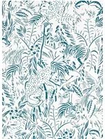 Jean Paul Gaultier Carta da parati Kenya - Bleu