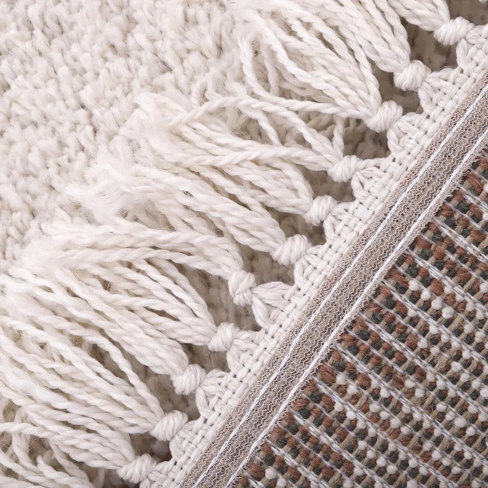 Tappeto beige e rosso , 120 x 170 cm Wooly - Nattiot