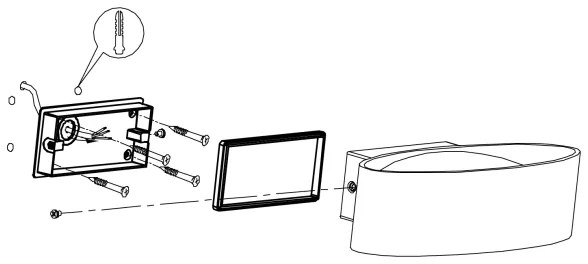 Eglo 98711 - Applique a LED da esterno CHINOA LED/10W/230V IP44