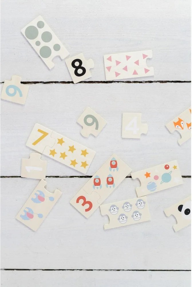 Puzzle in legno per bambini Numbers – Kindsgut