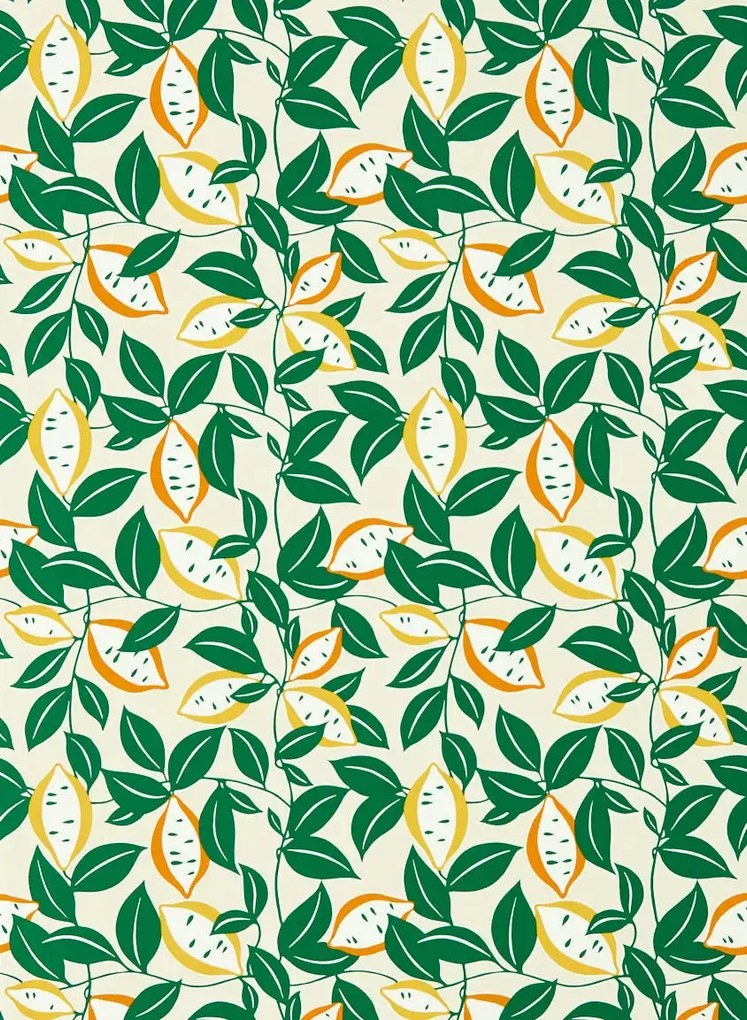 Scion Tapete St Clements - Lemon/ Tangerine
