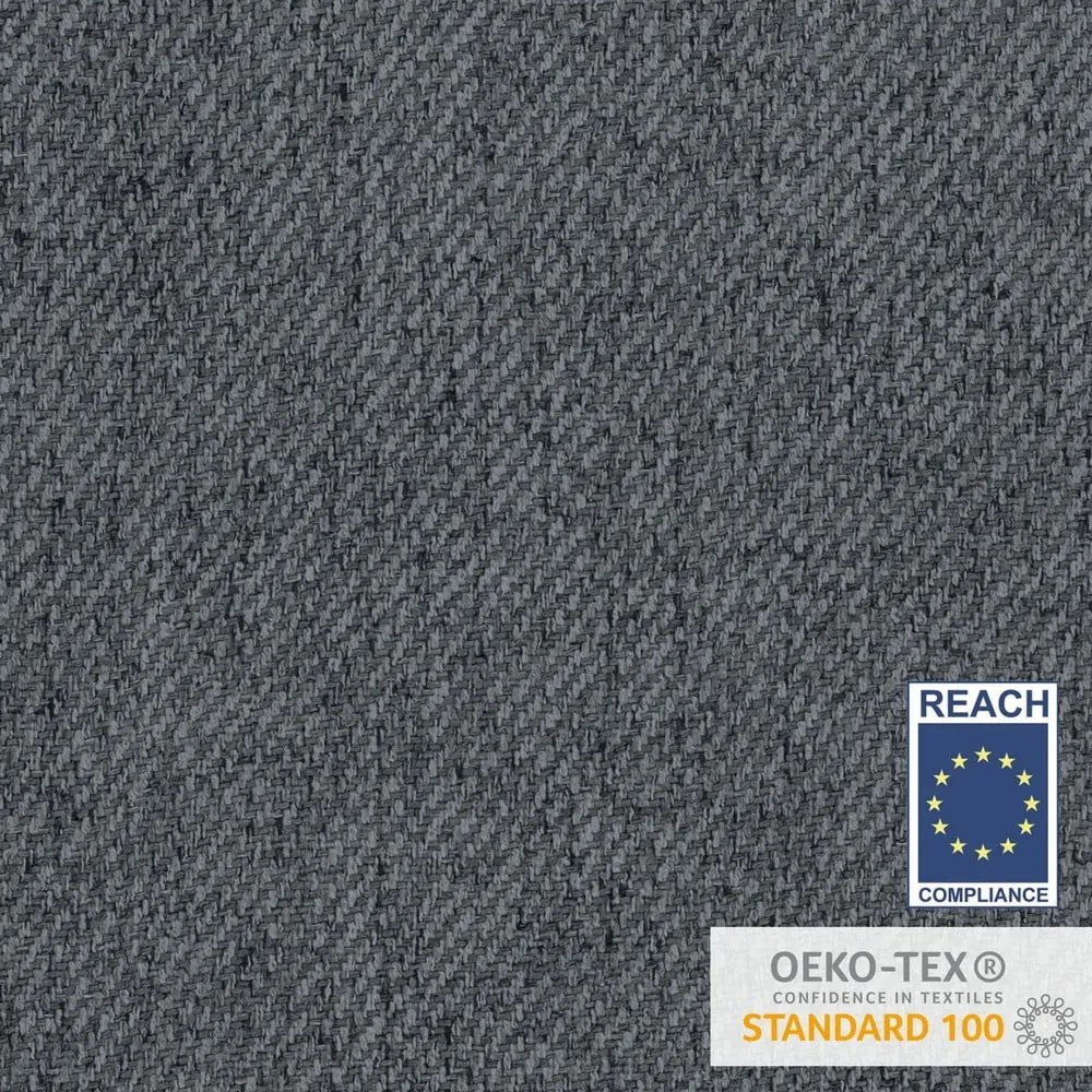 Letto singolo imbottito grigio 100x200 cm Scala - Maison de Rêve