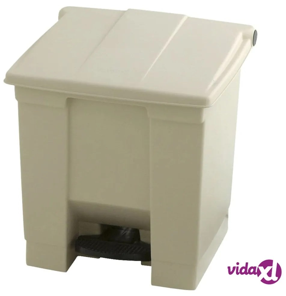 Rubbermaid Contenitore Classico a Pedale 30 L Beige