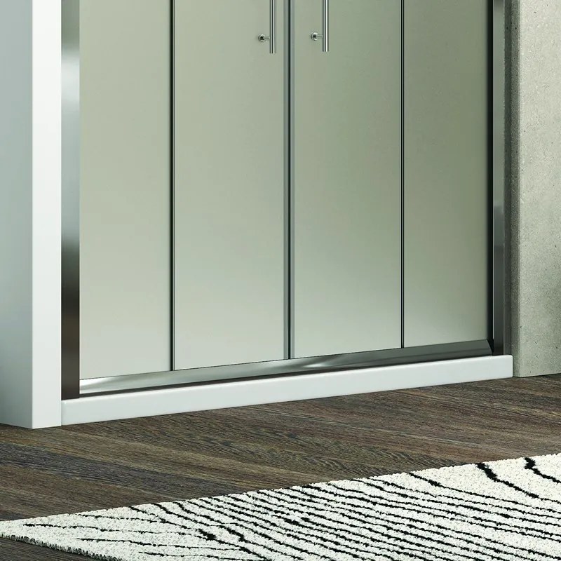 Box nicchia 150cm doppio scorrevole vetro opaco KF6000 - KAMALU