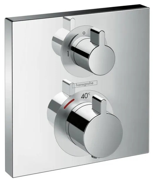 Rubinetto per doccia termostatico Ecostat Square cromo lucido HANSGROHE