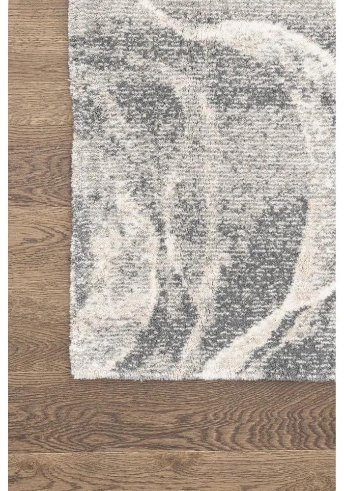 Tappeto in lana grigio 160x240 cm Ros - Agnella