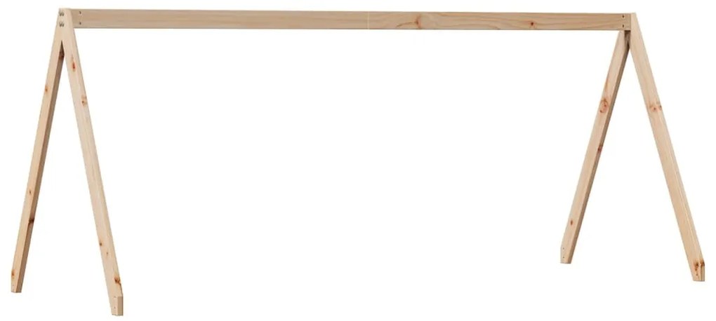 Tetto per letto bambini 209x95,5x88 cm legno massello di pino