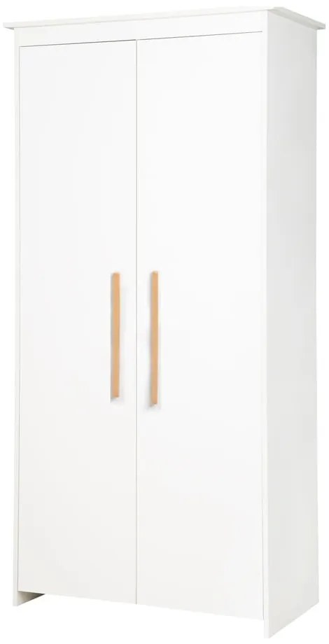 Armadio per bambini bianco 96x190x50 cm Lilo – Roba