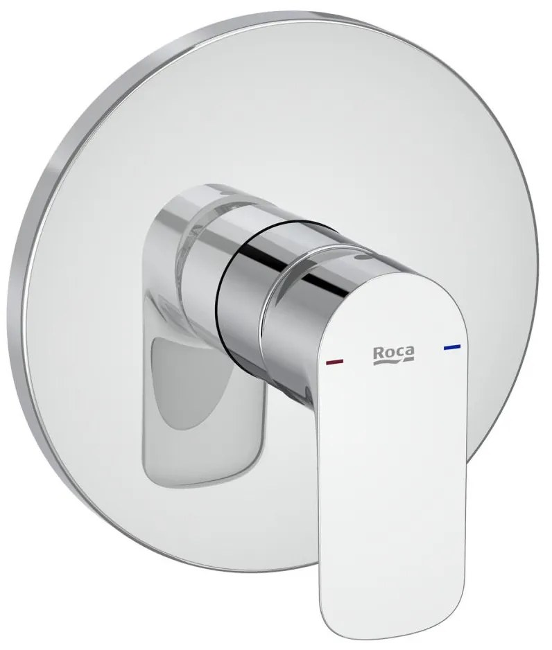 Roca A5A226EC00 - Miscelatore doccia per installazione ad incasso CALA, finitura cromo lucido