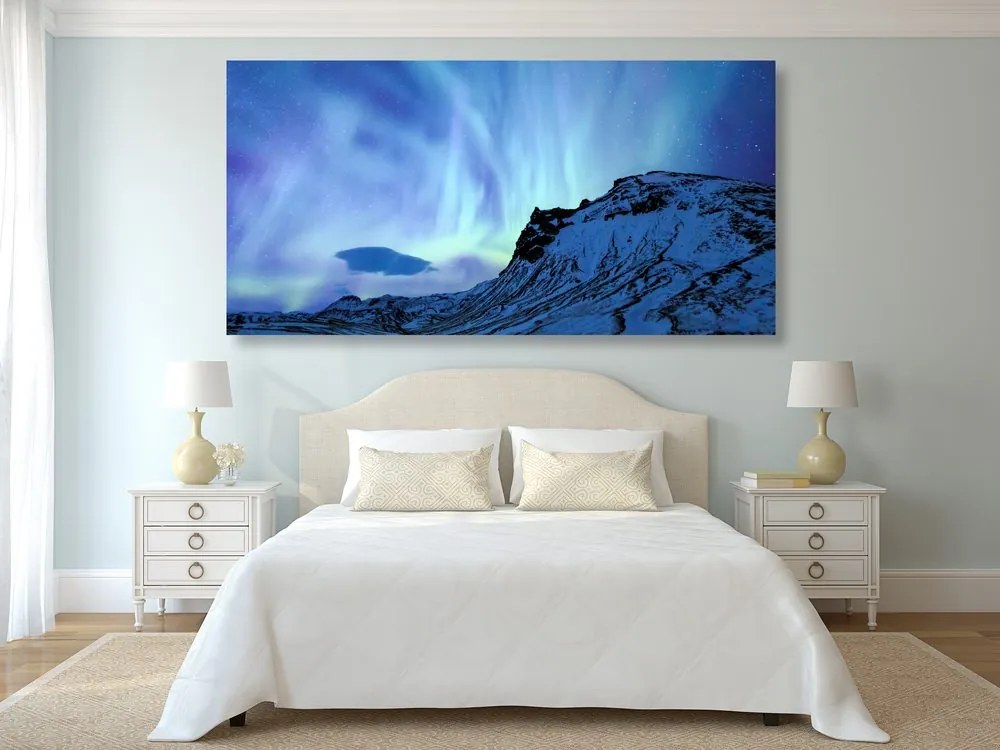 Quadro su tela – Luci polari nordiche