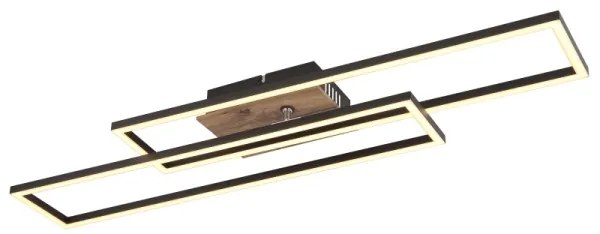 Globo 67208-30 - Plafoniera LED DAKARI LED/30W/230V 3000K 60x80 cm nero