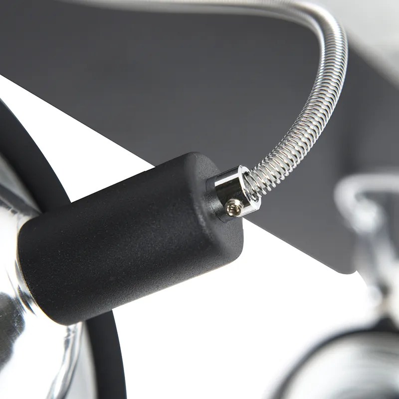 Faretto di design nero orientabile a 2 luci - Nox