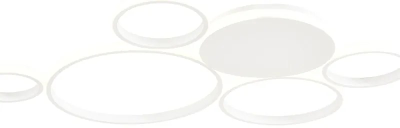 Plafoniera LED REIKA bianco IP20 cct da bianco caldo al bianco neutro, 5400 lumen