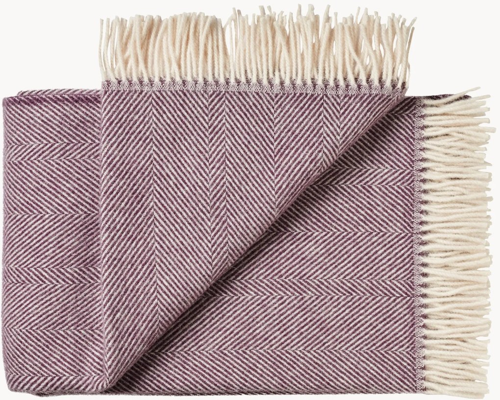 Coperta in lana con frange Rømø