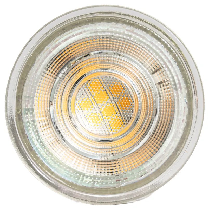 Set di 5 lampadine LED GU10 50mm dimmerabili trasparenti 4,9W 450 lm 2700K