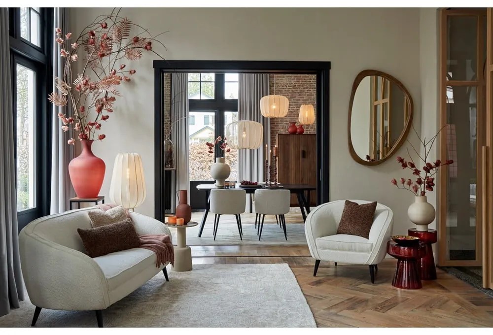 Specchio da parete con cornice in legno 120x80 cm Sonora - Light &amp; Living