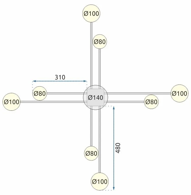 Lampada LED APP523-8C