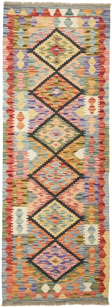 Kilim Tappeto 70x190 (Pakistan) Tessuto A Mano