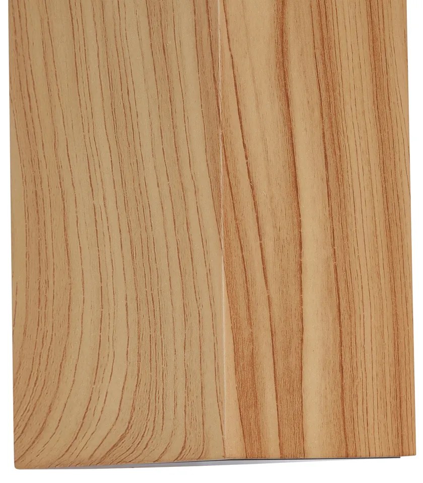 Lampada da parete scandinava in legno 2 luci GU10 70mm IP54 - Baleno