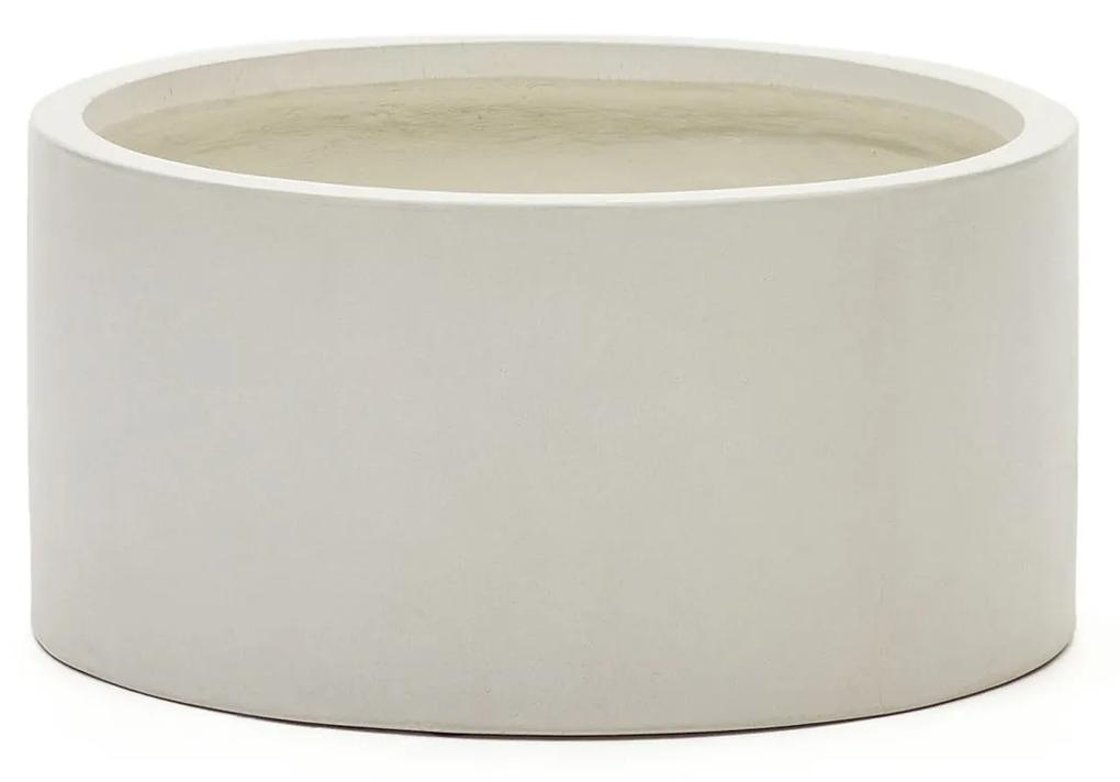 Kave Home - Vaso Aiguablava in cemento bianco Ã˜ 62 cm