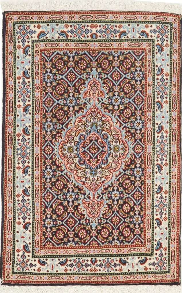Moud Tappeto persiano 90x60 (Iran) Annodato A Mano