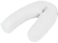 Cuscino per Gravidanza a Forma di J 54x(36-43) cm Bianco 132973