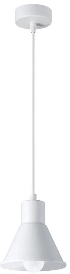 Sollux SL.0983 - Lampadario su filo TALEJA 1xE27/60W/230V bianco