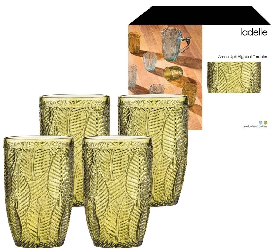 Set di bicchieri 4 pz 450 ml Areca – Ladelle
