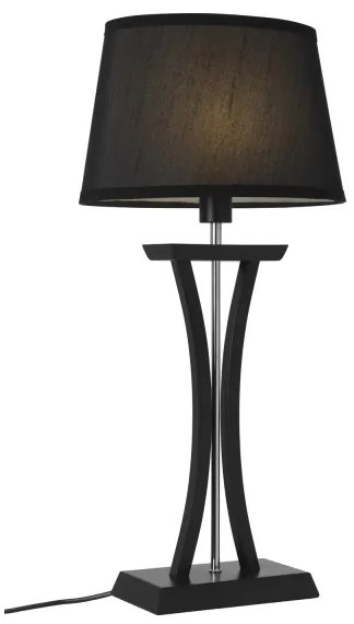 Cottex B2429SV - Lampada da tavolo NEW CHELSEA 1xE14/40W/230V nera