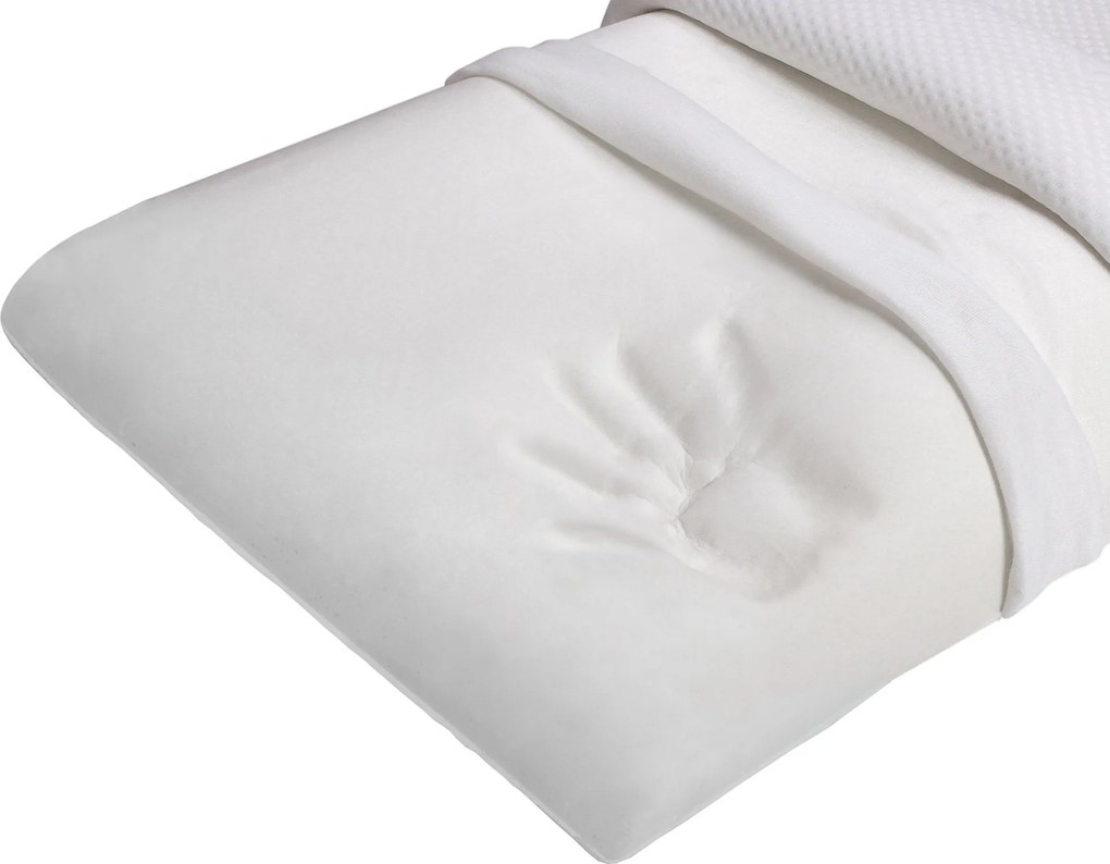 Guanciale 42x72x11 cm in Memory Foam Bianco...