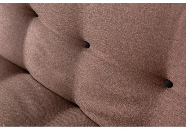 Divano letto 2 posti BINA, marrone chiaro