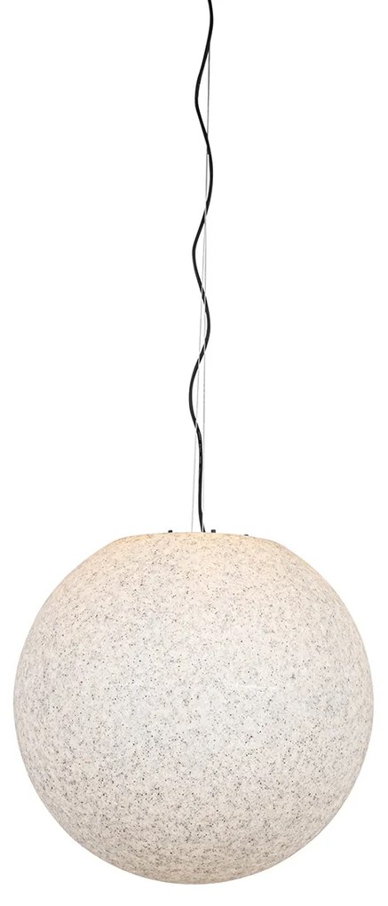 Lampada a sospensione da esterno moderna grigia 56 cm IP65 - Nura
